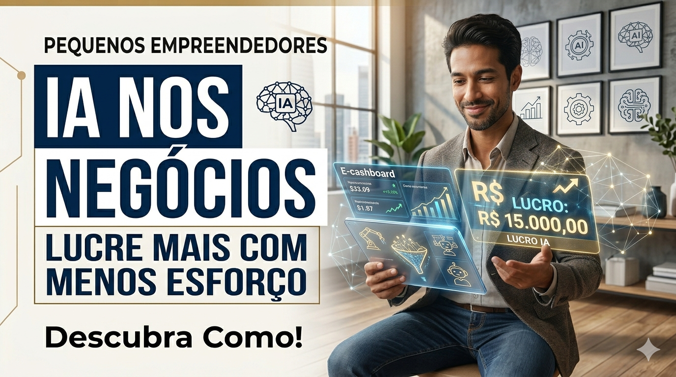 Inteligência Artificial nos Negócios: Como Pequenos Empreendedores Estão Lucrando Mais com Menos Esforço