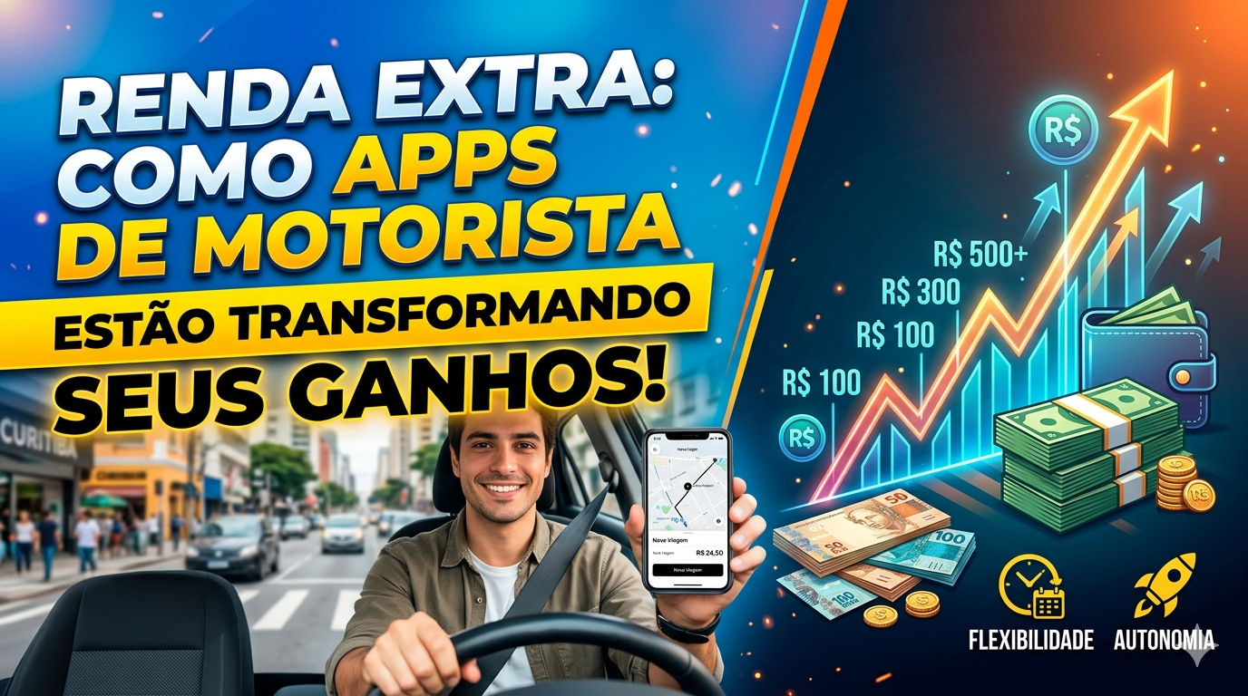 Como aplicativos de motorista estão transformando a renda extra