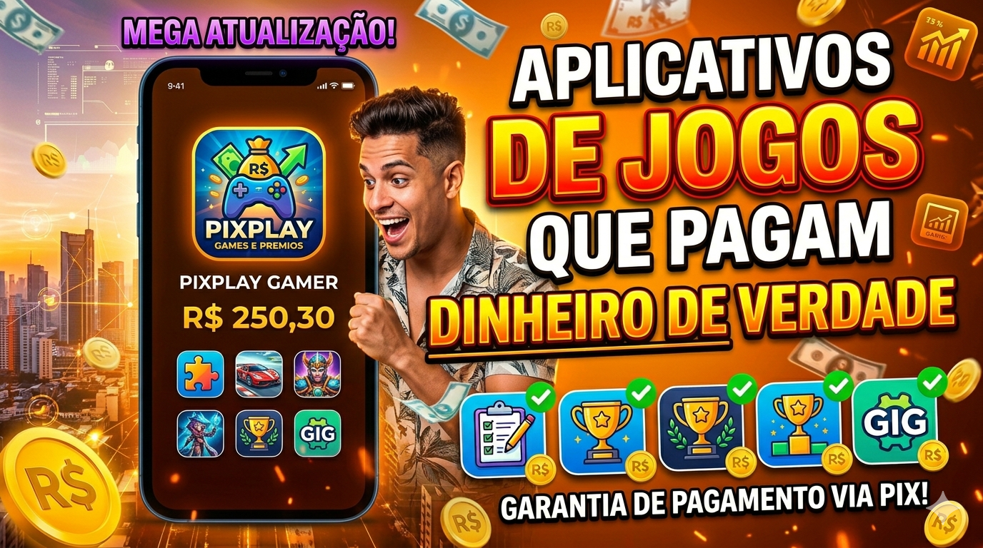 Aplicativos de jogos que pagam dinheiro de verdade