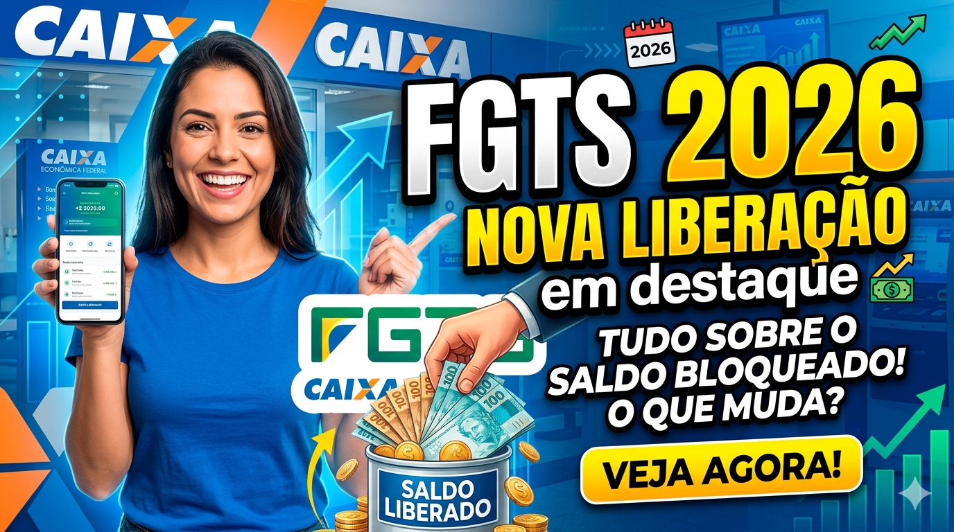 FGTS 2026: Tudo o que Você Precisa Saber sobre a Nova Liberação do Saldo Bloqueado