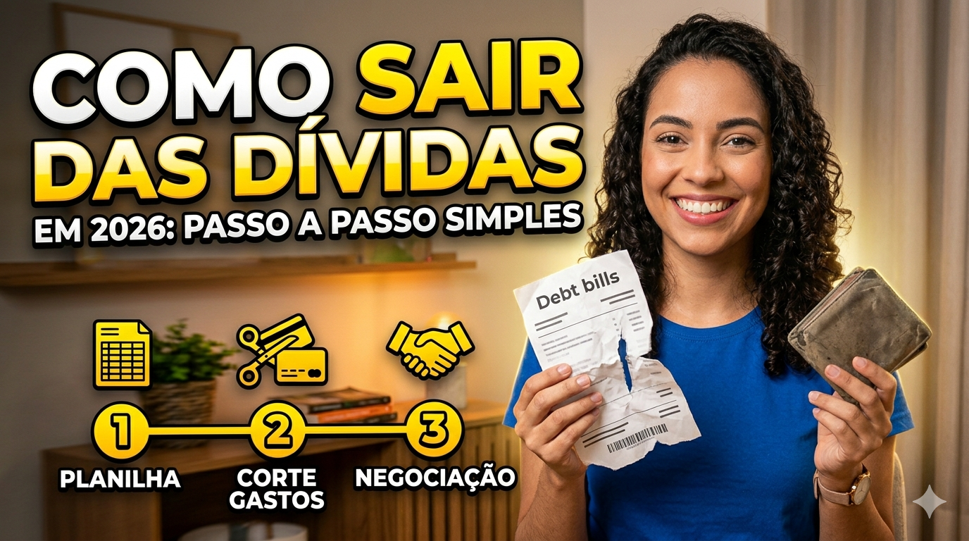 Como Sair das Dívidas em 2026: Passo a Passo Simples