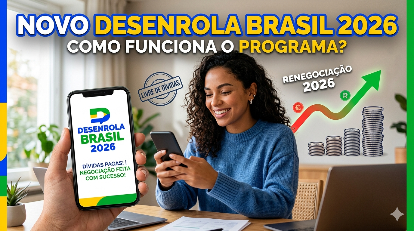 Novo Desenrola Brasil: como funciona o programa de renegociação de dívidas em 2026